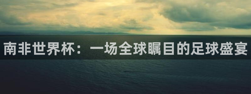 足球世界杯时间：南非世界杯：一场全球瞩目的足球盛宴